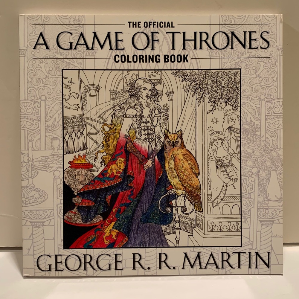 THE OFFICIAL GAME OF THRONES COLORING BOOK.